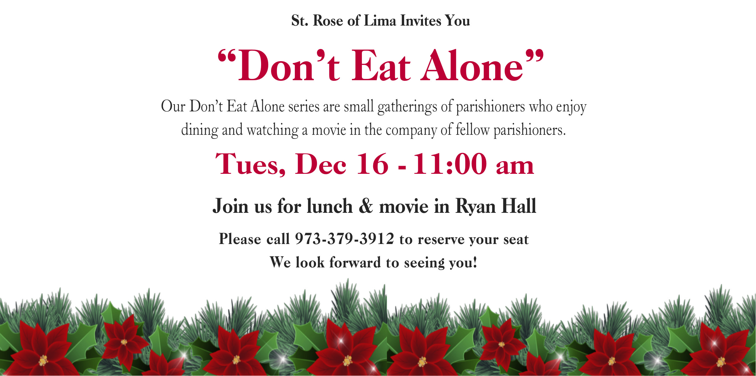 Dont Eat Alone Dec 16