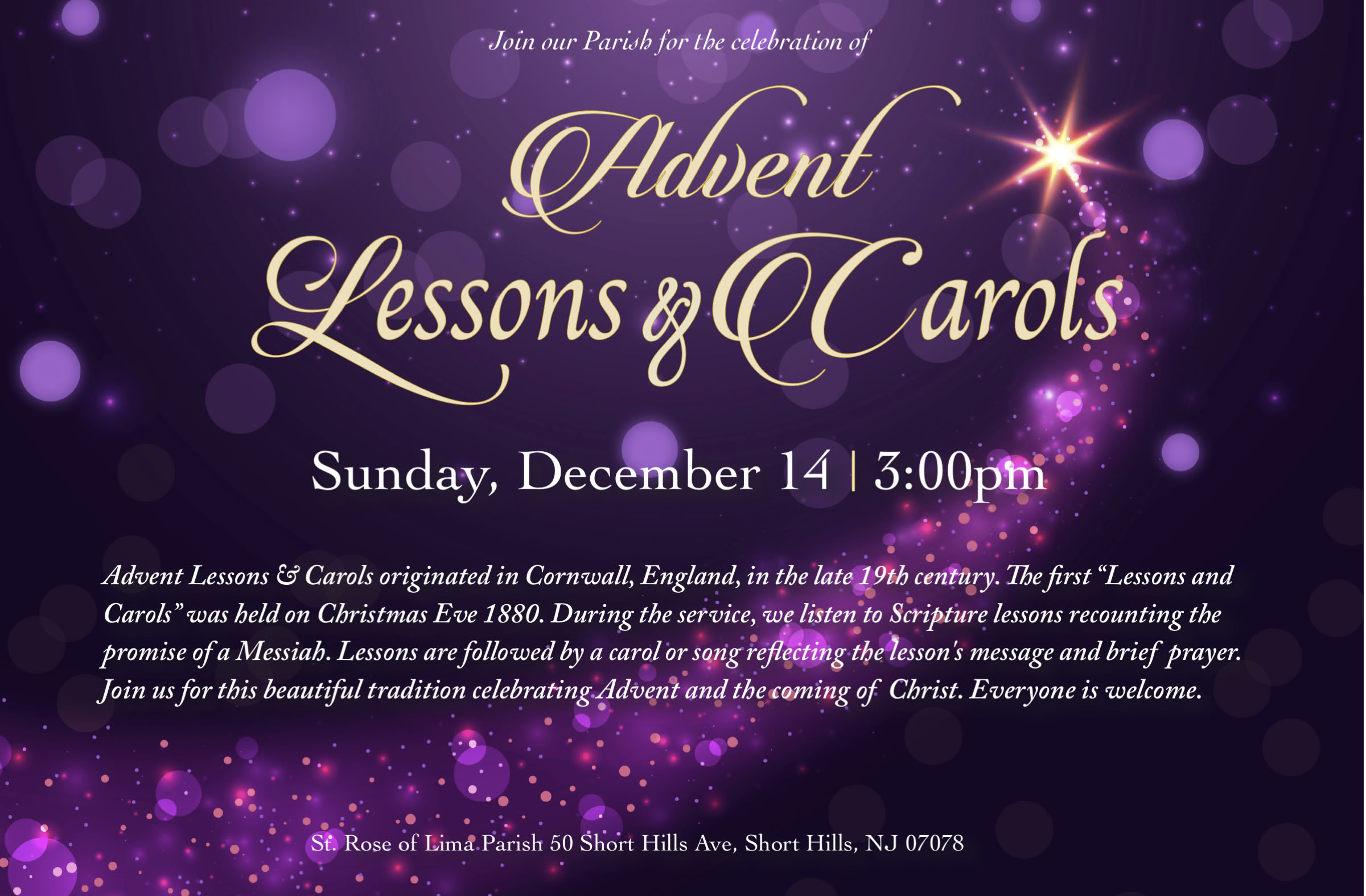 Lessons and Carols 2025