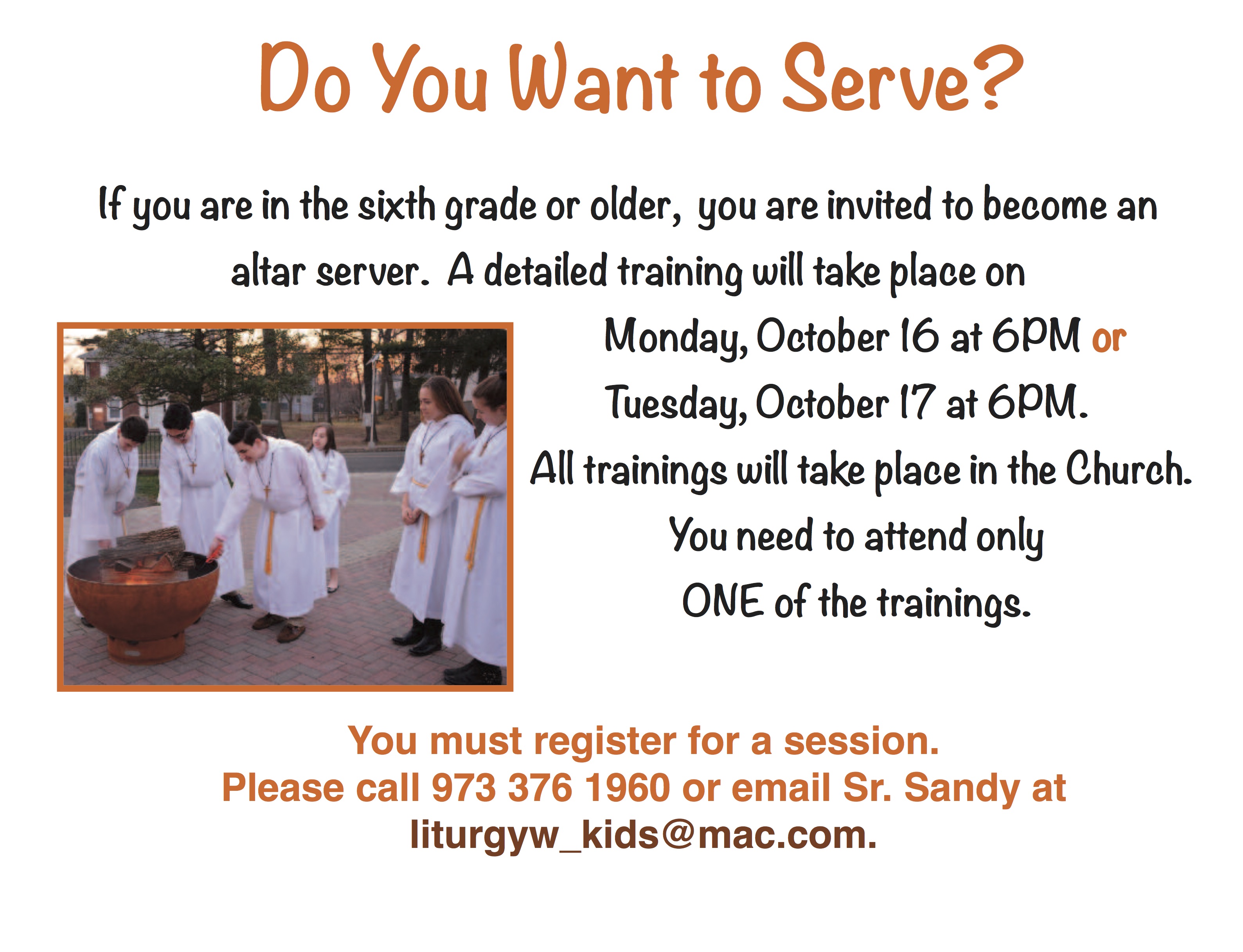 St. Rose of Lima Catholic Church Altar Servers