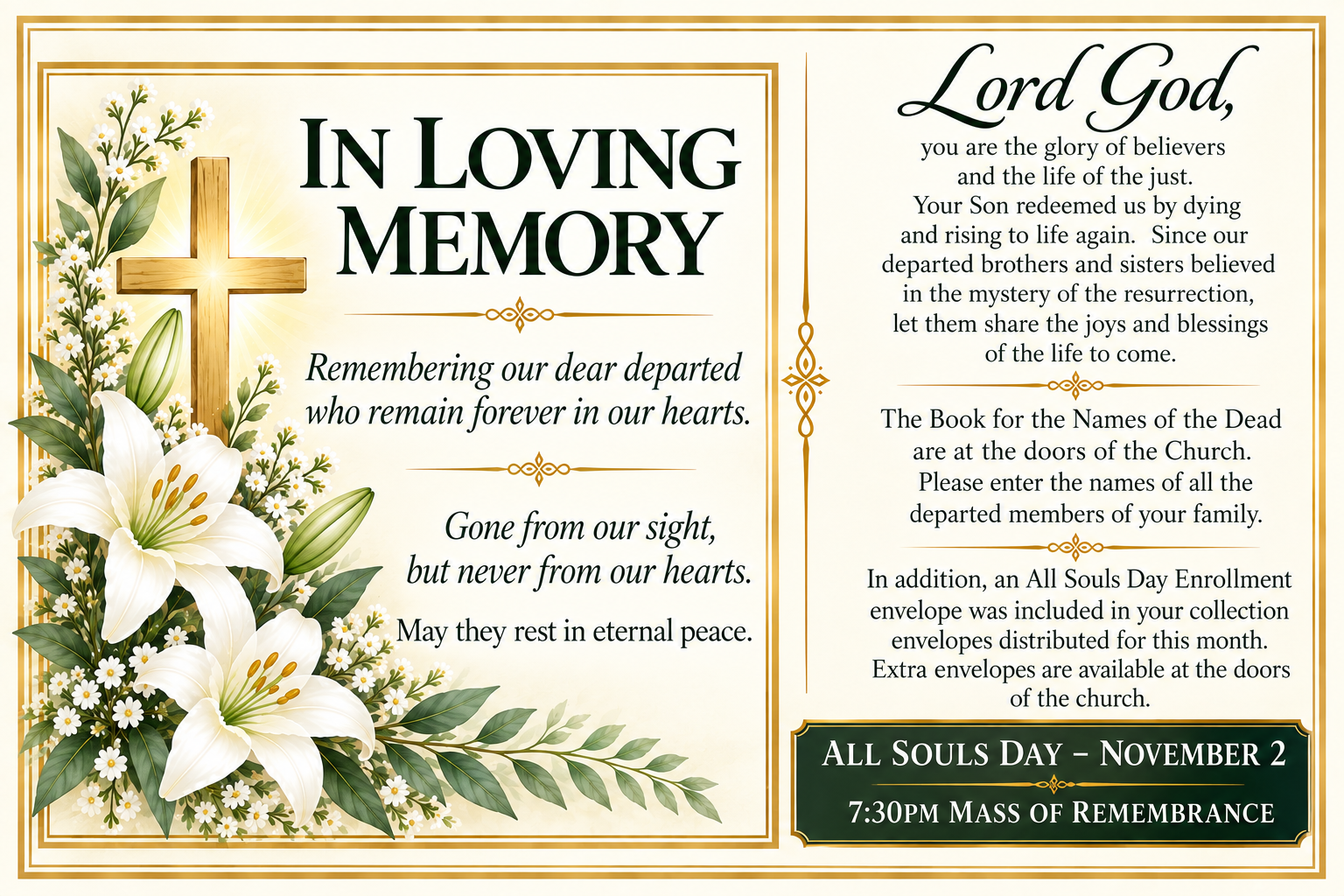 All Souls Day 2026