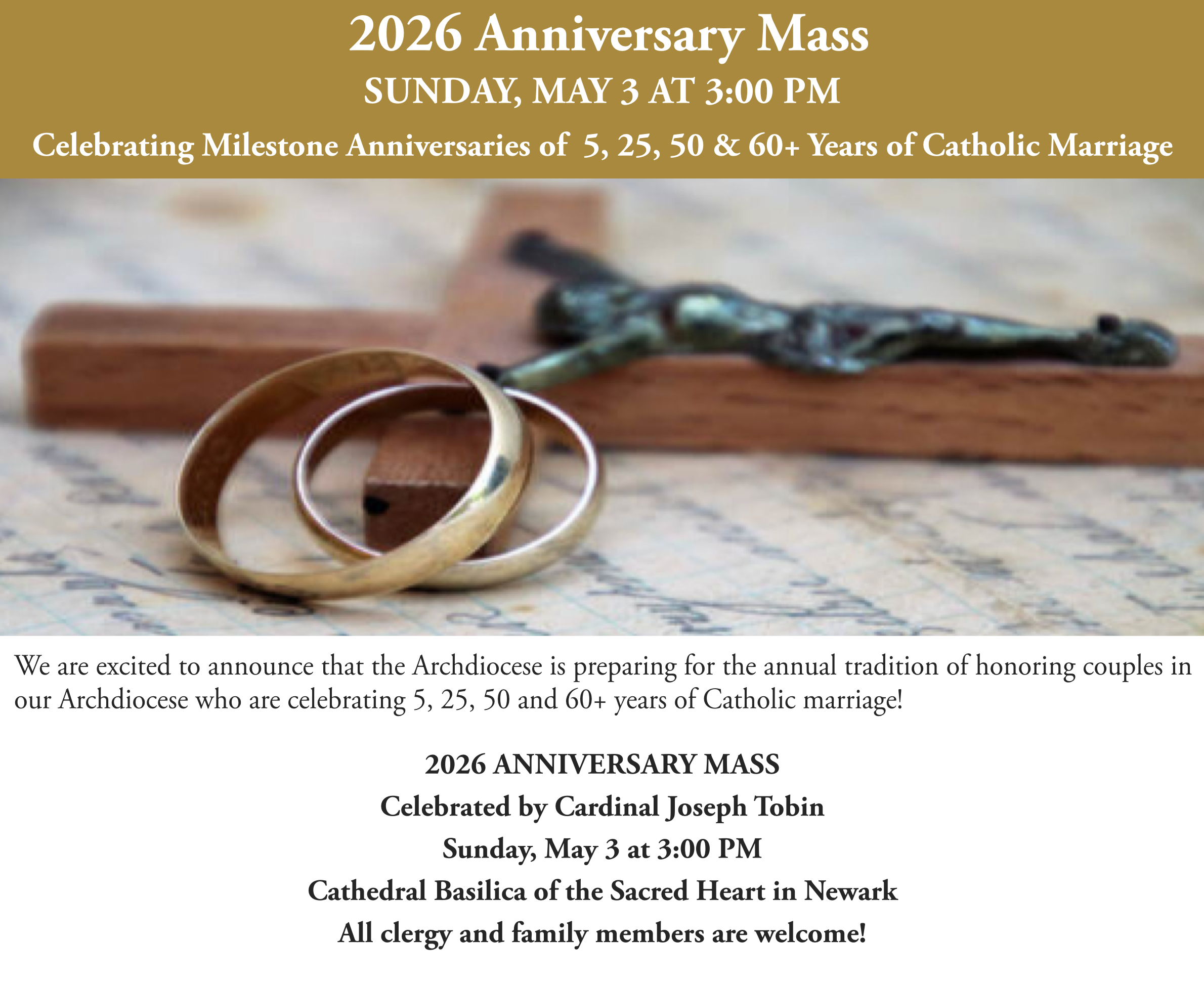 Anniversary Mass 2026