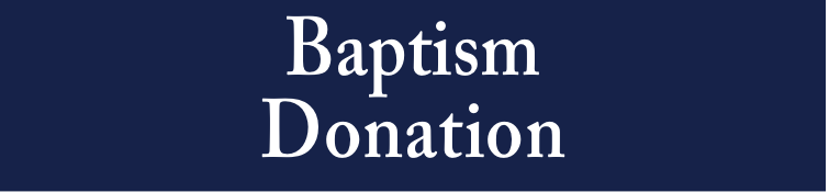 Baptism Donation