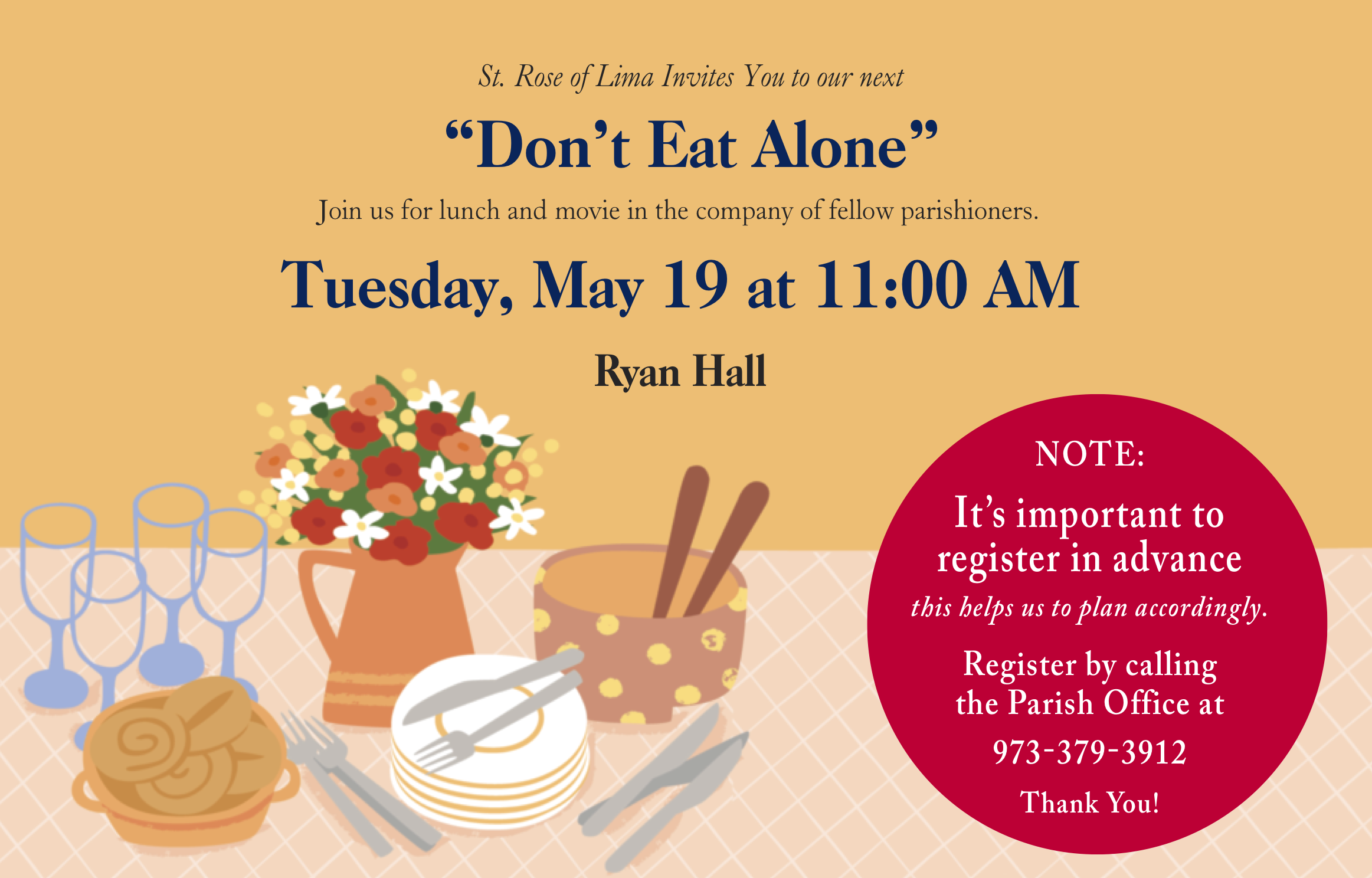 Dont Eat Alone May