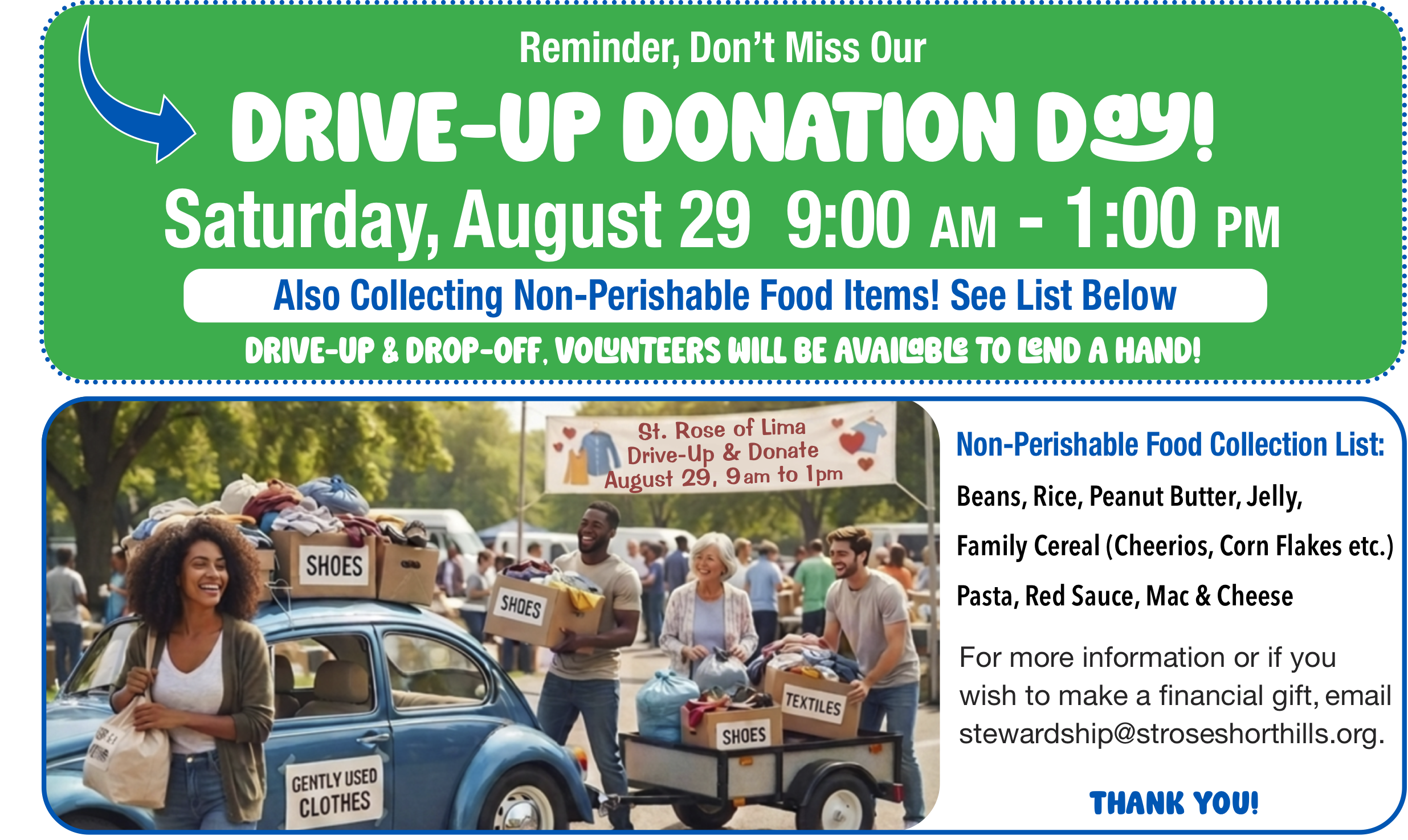 Drive Up Donation Day