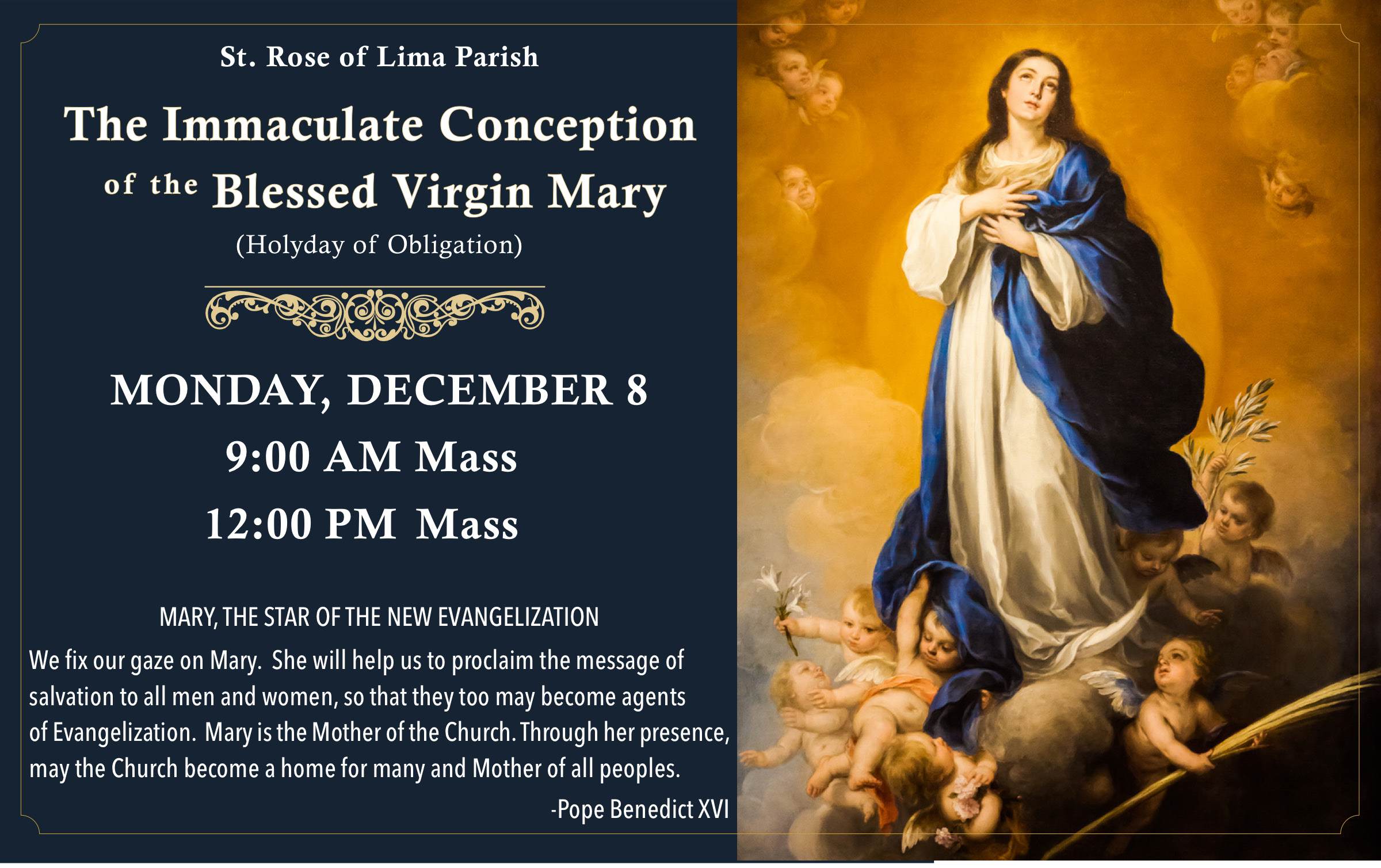 Immaculate Conception 2025