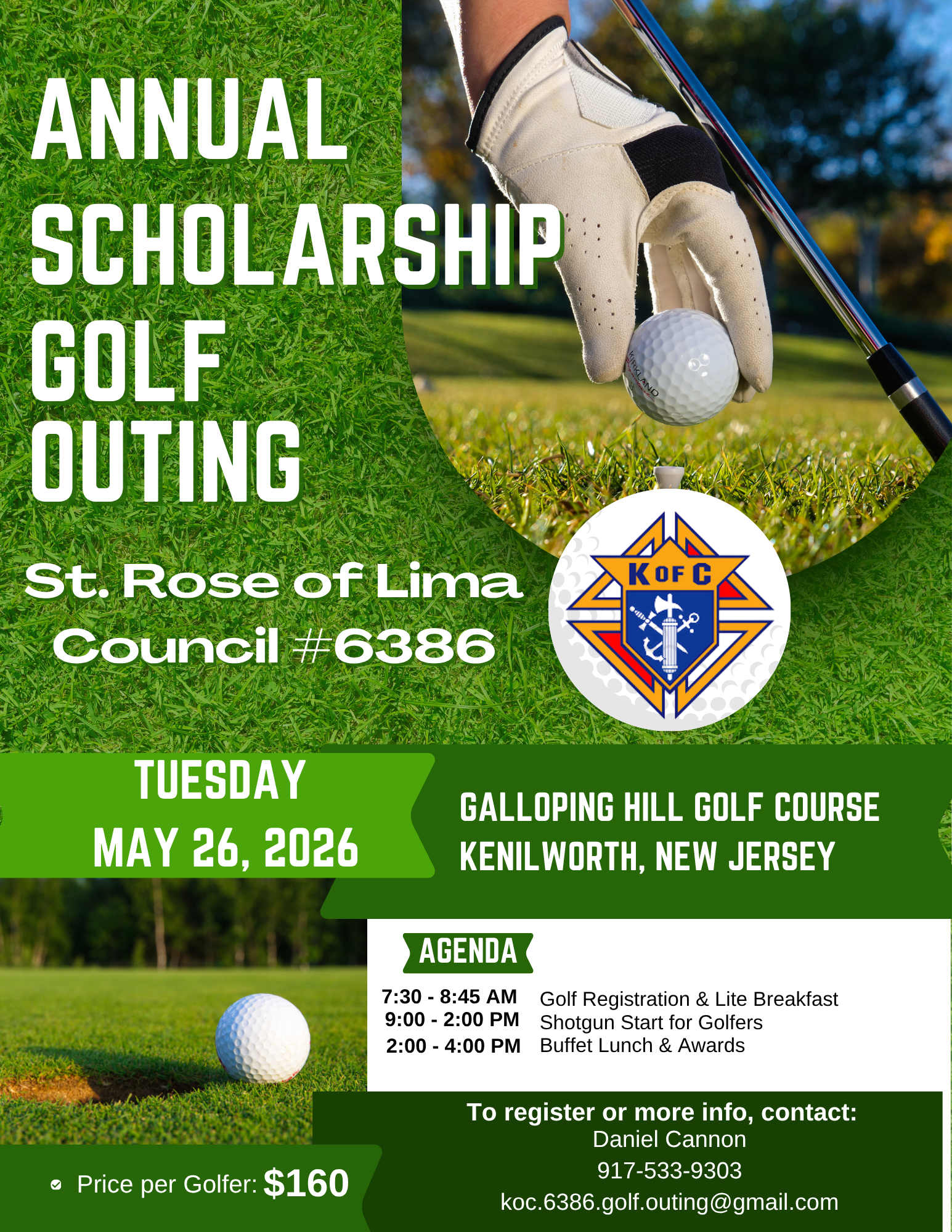 KOC 2026 Golf Outing Flyer 2