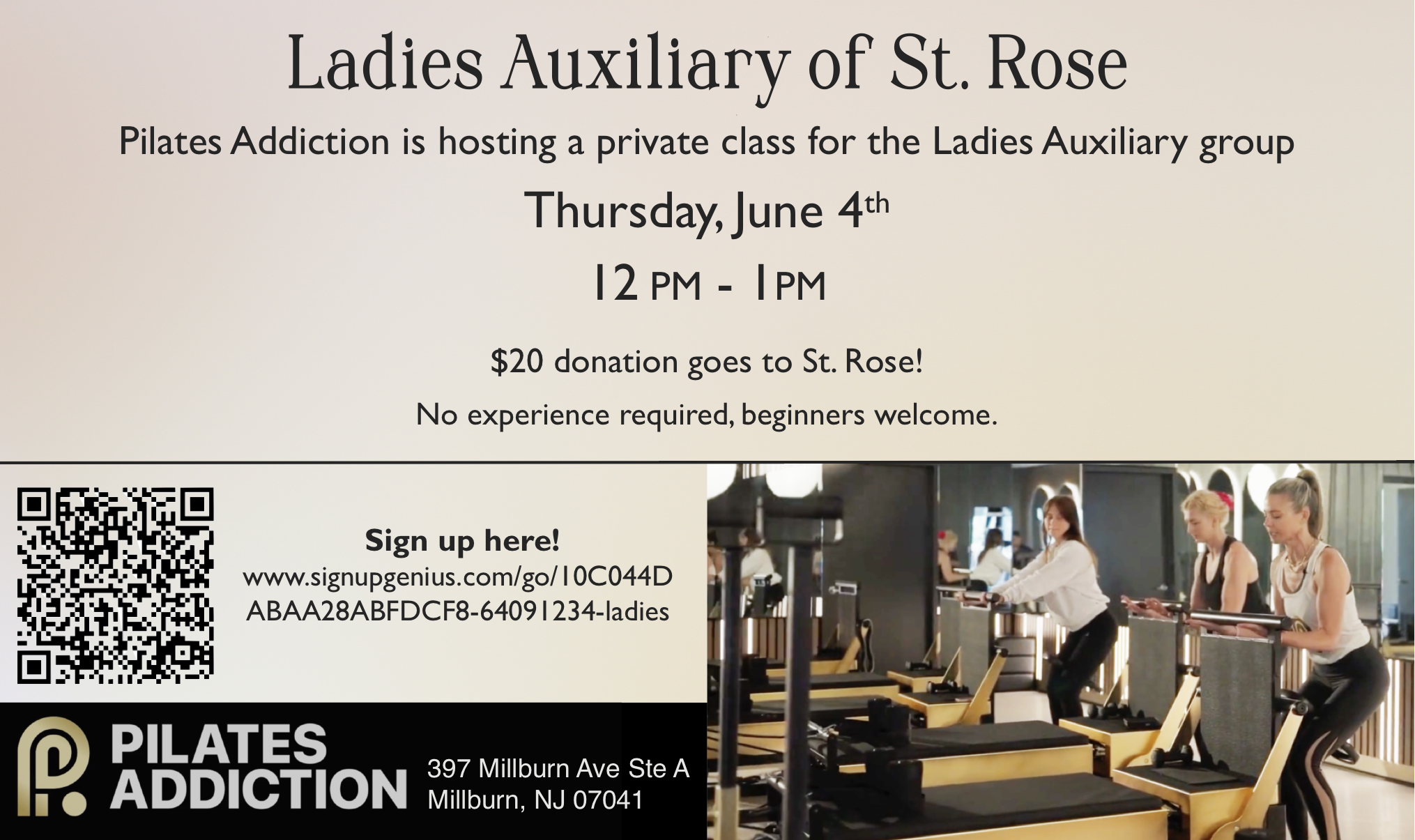 LAUX June 4 Pilates