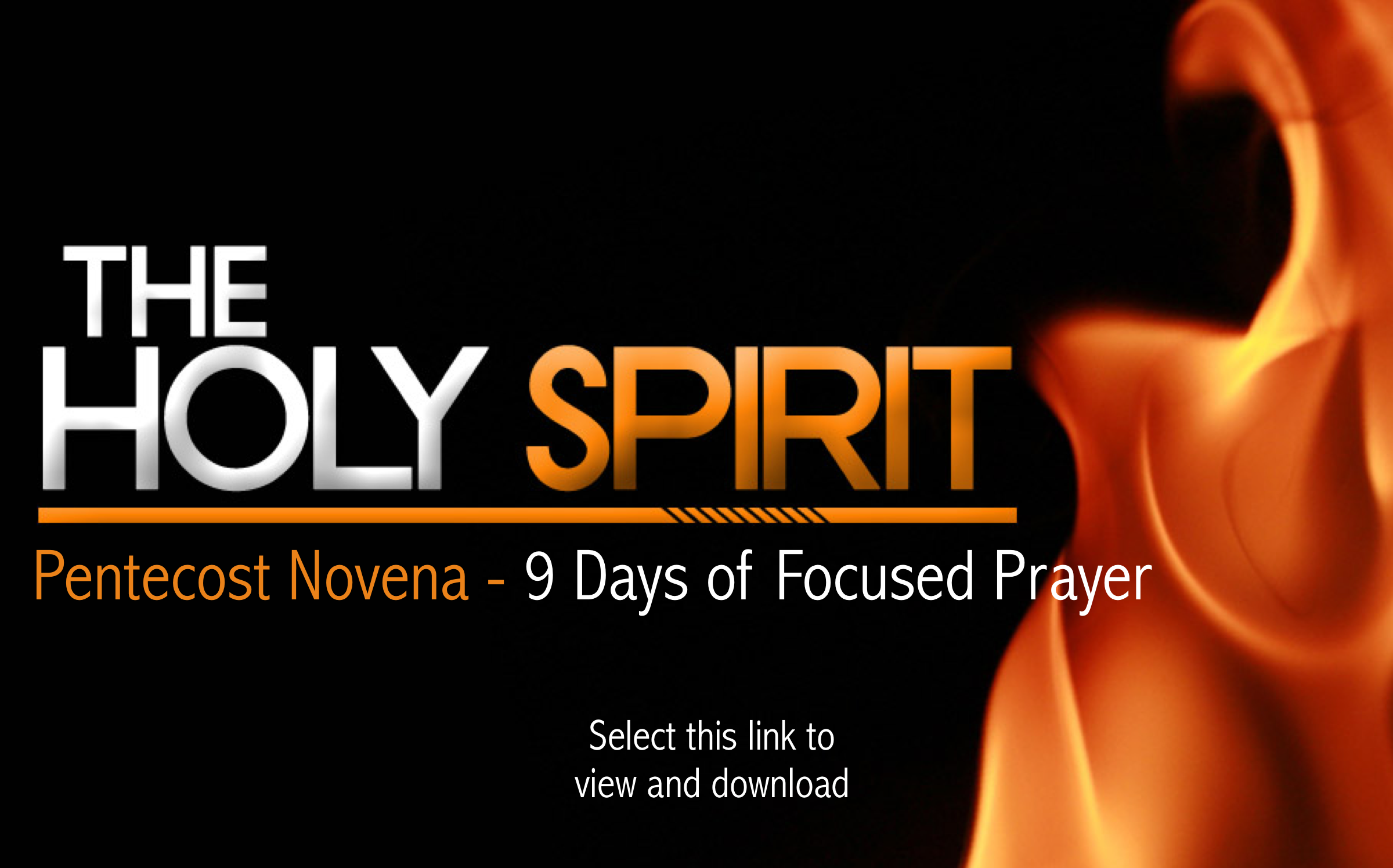 Pentecost Novena 9 days of prayer